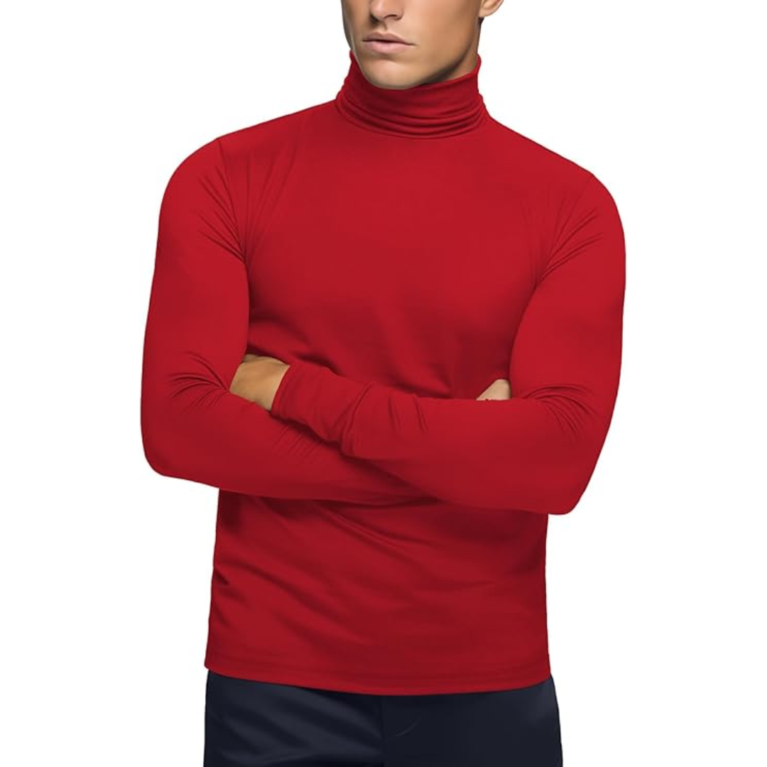 Close up of winter pullover high neck texture and warm fabric details