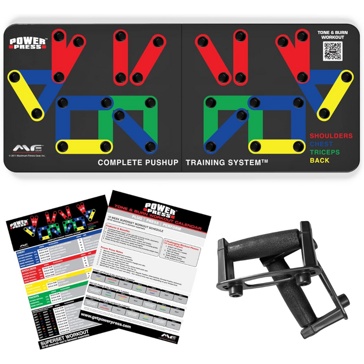 Multifunctional workout board for upper body strength and muscle building