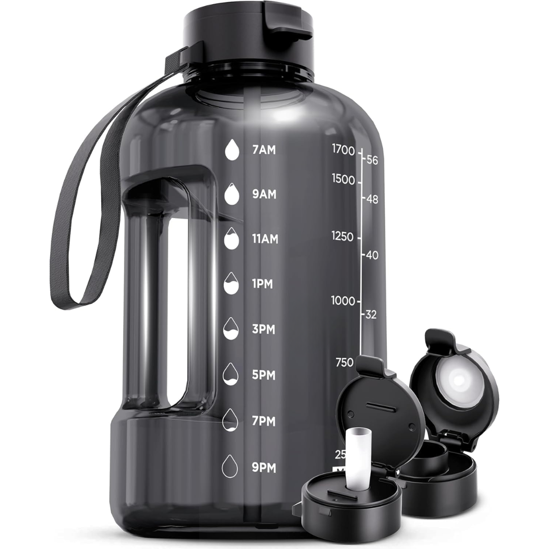 Detailed shot of the silicone seal and spout on the bpa-free drinkfles