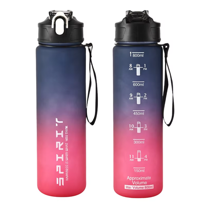 Portable 1000ml leakproof water container for daily use and sports