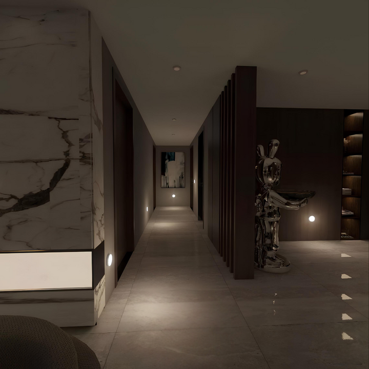 Pack of wireless motion sensor lights and accessories for home improvement