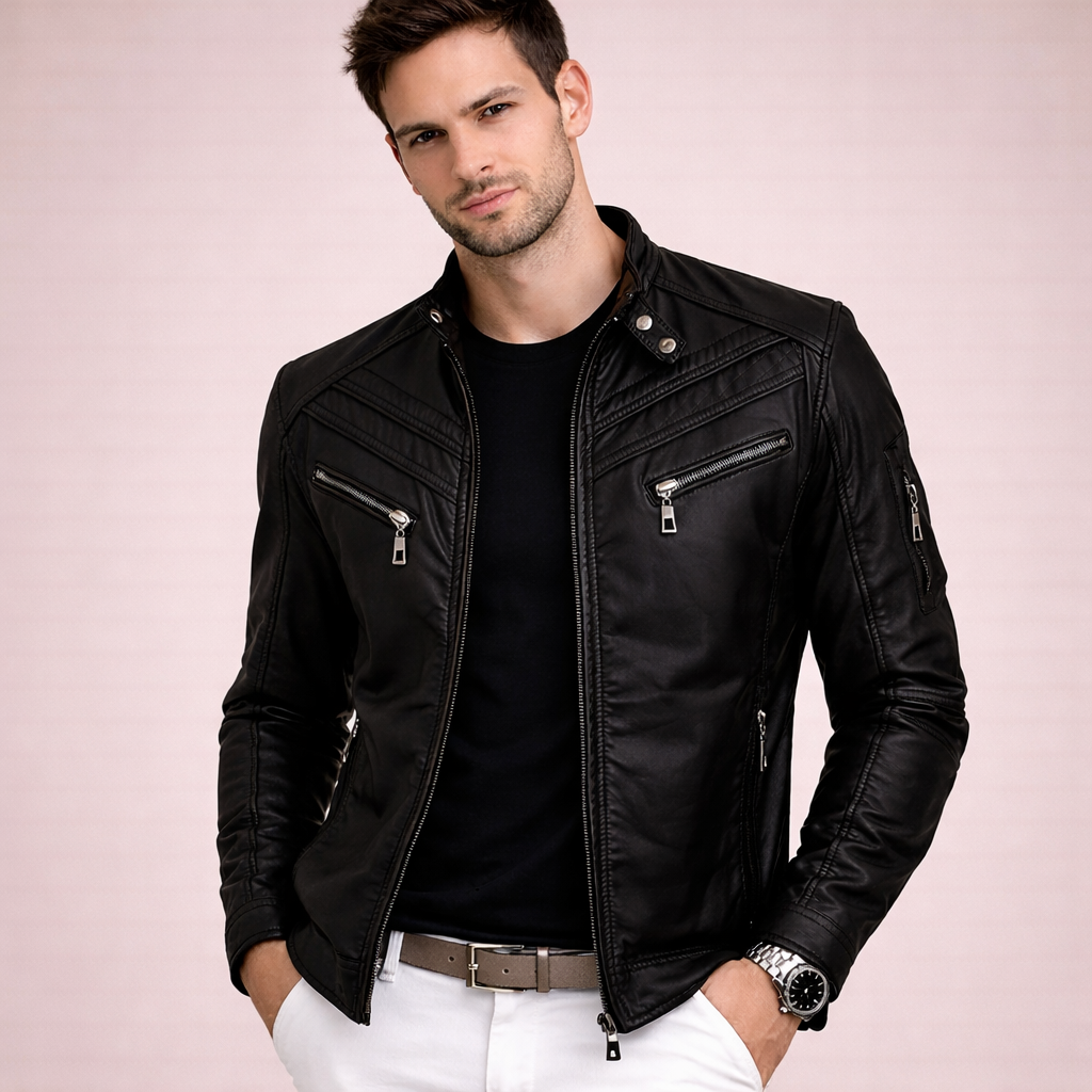 Rafael | Men’s Modern Leather Jacket