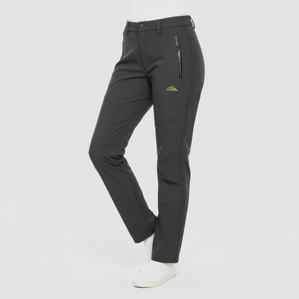Thermal lined waterproof pants for women outdoor hiking and walking