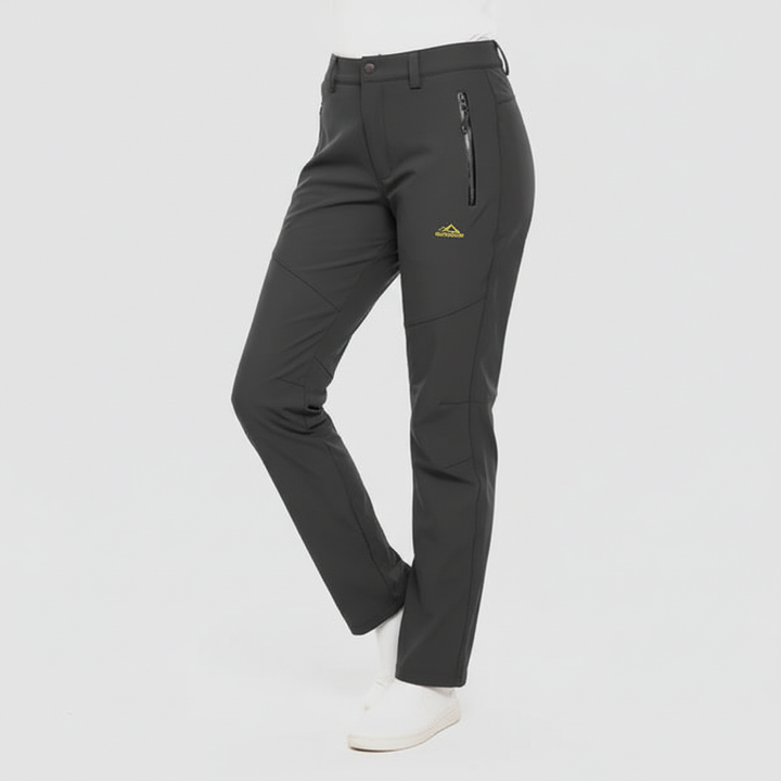 Thermal lined waterproof pants for women outdoor hiking and walking