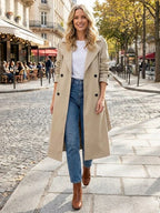 Shaine | Women’s Double Breasted Belted Trench Coat