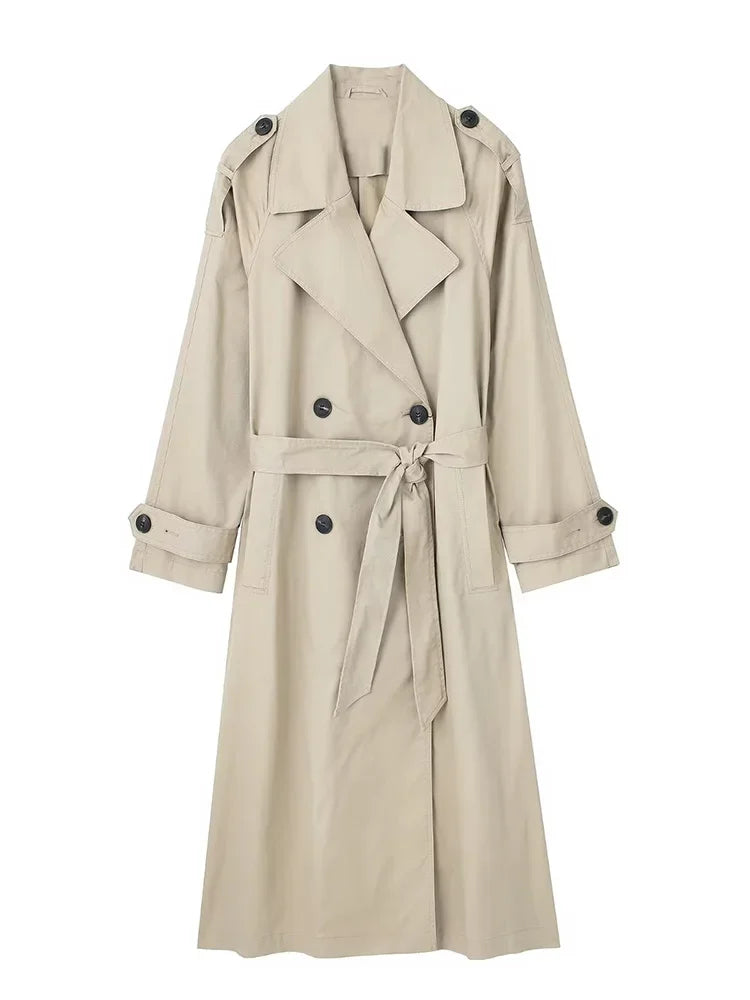Shaine | Women’s Double Breasted Belted Trench Coat