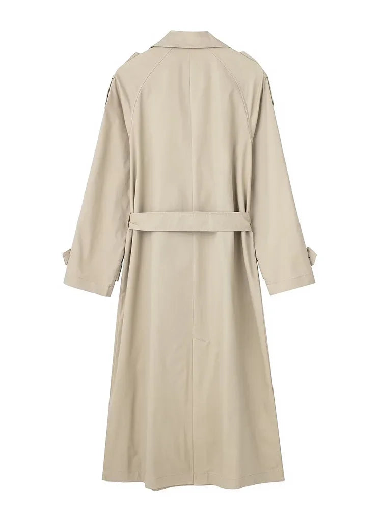 Shaine | Women’s Double Breasted Belted Trench Coat