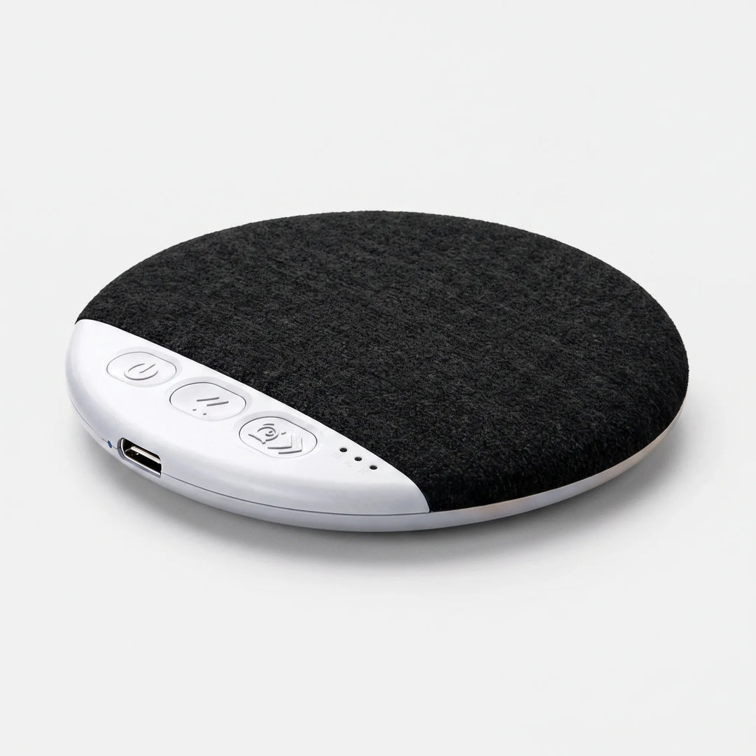 Flat bluetooth speaker designed for comfortable under pillow placement