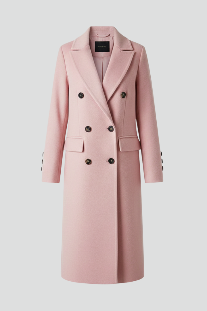 Rosalie | Women’s Collar Button Closure Coat