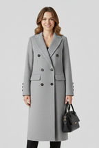 Rosalie | Women’s Collar Button Closure Coat