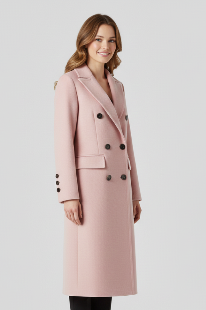 Rosalie | Women’s Collar Button Closure Coat