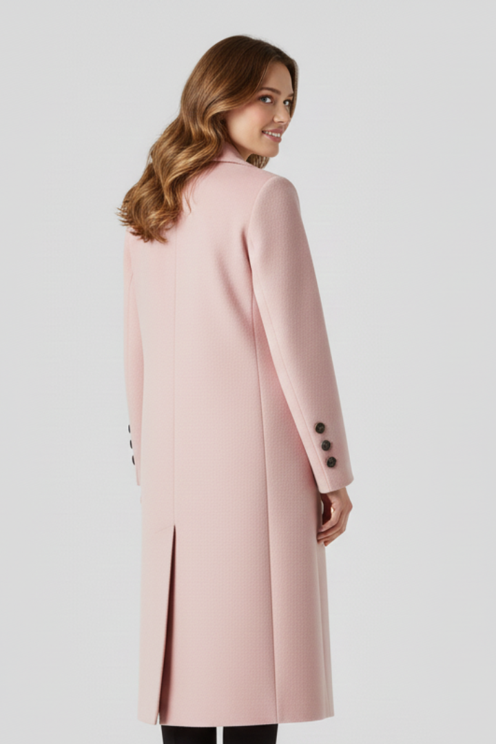Rosalie | Women’s Collar Button Closure Coat