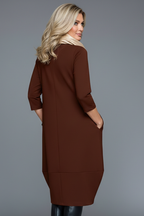 Maribel | Women’s Round Neck Midi Dress