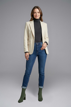 Phoebe | Women’s Ribbed Stretch Ankle Boots