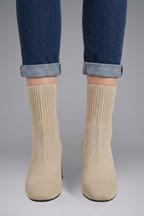 Phoebe | Women’s Ribbed Stretch Ankle Boots