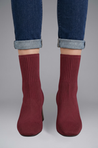 Phoebe | Women’s Ribbed Stretch Ankle Boots