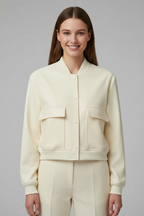 Maris | Women’s Snap Bomber Jacket
