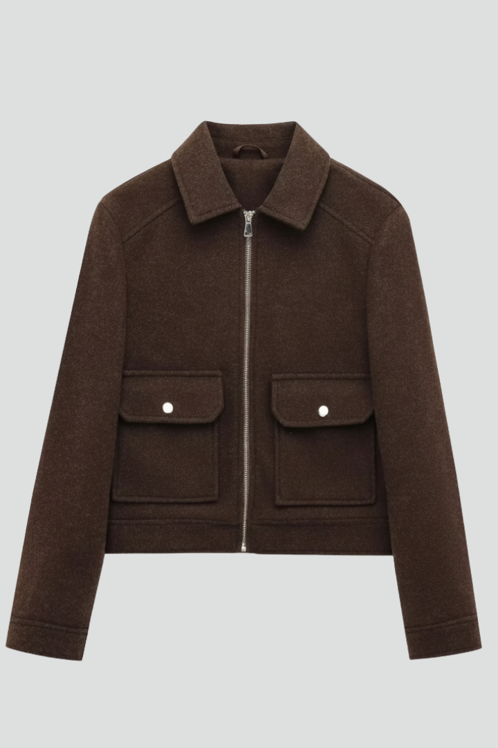 Ophelia | Women’s Collar Zip Jacket