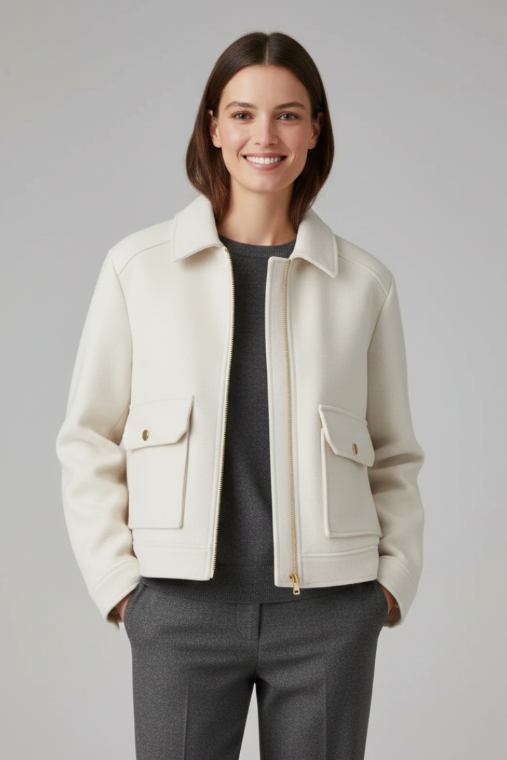 Ophelia | Women’s Collar Zip Jacket