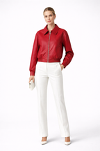 Aizelle | Women’s Zip Closure Bomber Jacket
