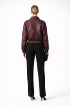 Aizelle | Women’s Zip Closure Bomber Jacket