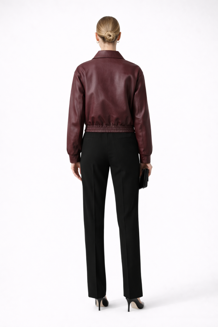 Aizelle | Women’s Zip Closure Bomber Jacket