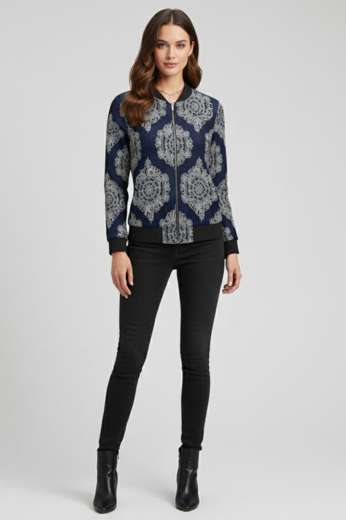 Bellamy | Women’s Floral Zip Jacket