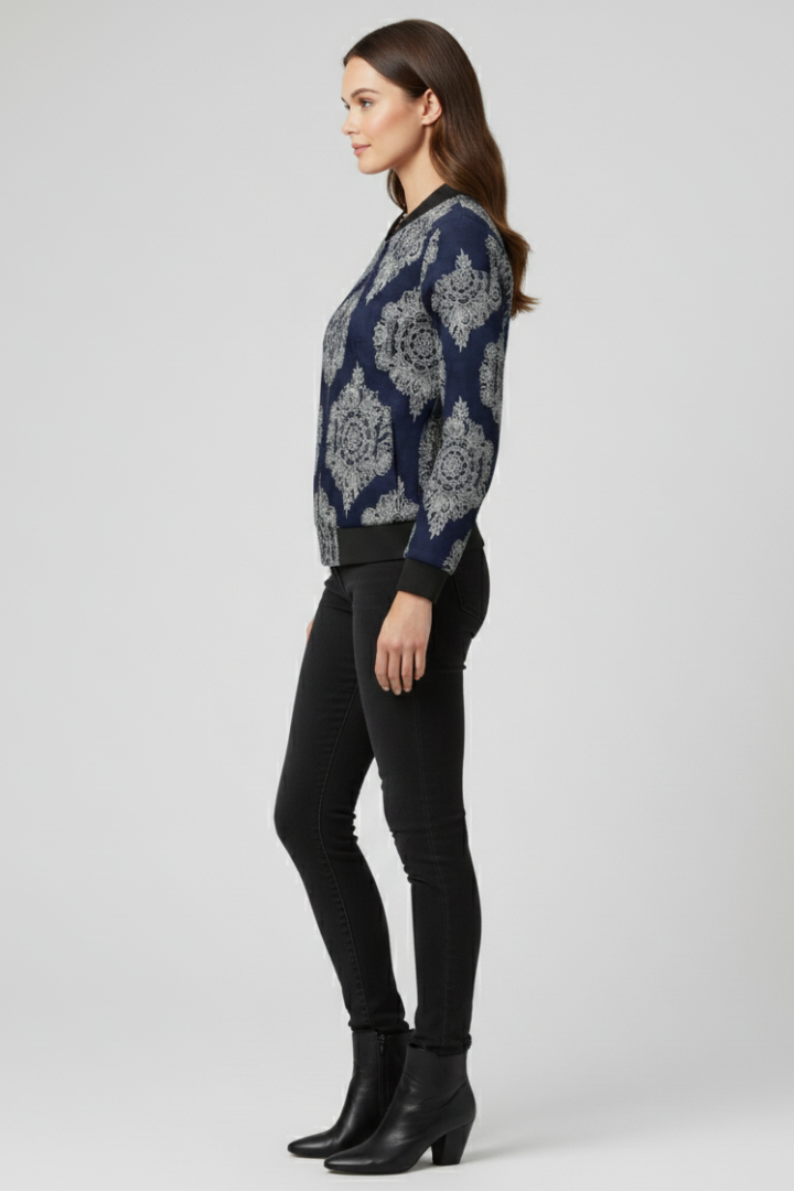 Bellamy | Women’s Floral Zip Jacket