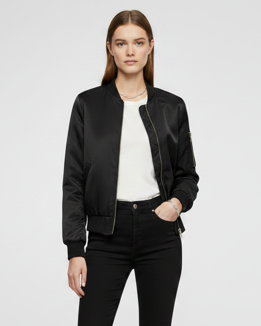 Kendall | Women’s Closure Bomber Jacket