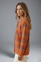 Cess | Women’s Check Pattern Cardigan