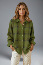 Cess | Women’s Check Pattern Cardigan