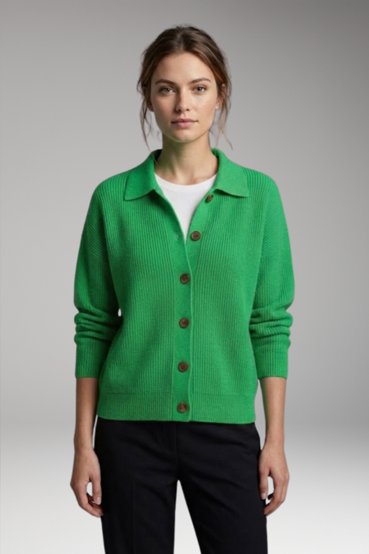 Myra | Women’s Button Collared Cardigan