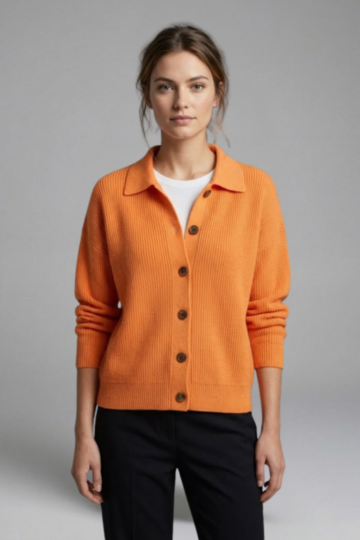 Myra | Women’s Button Collared Cardigan
