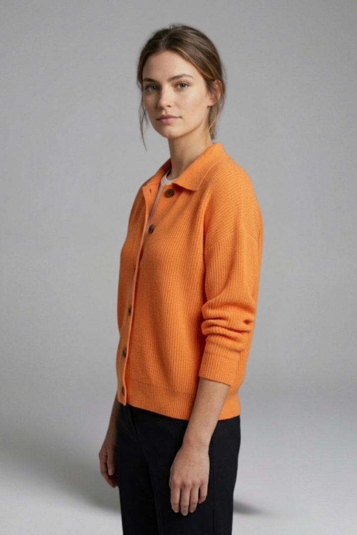 Myra | Women’s Button Collared Cardigan