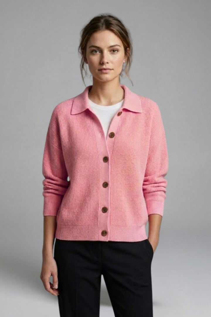 Myra | Women’s Button Collared Cardigan