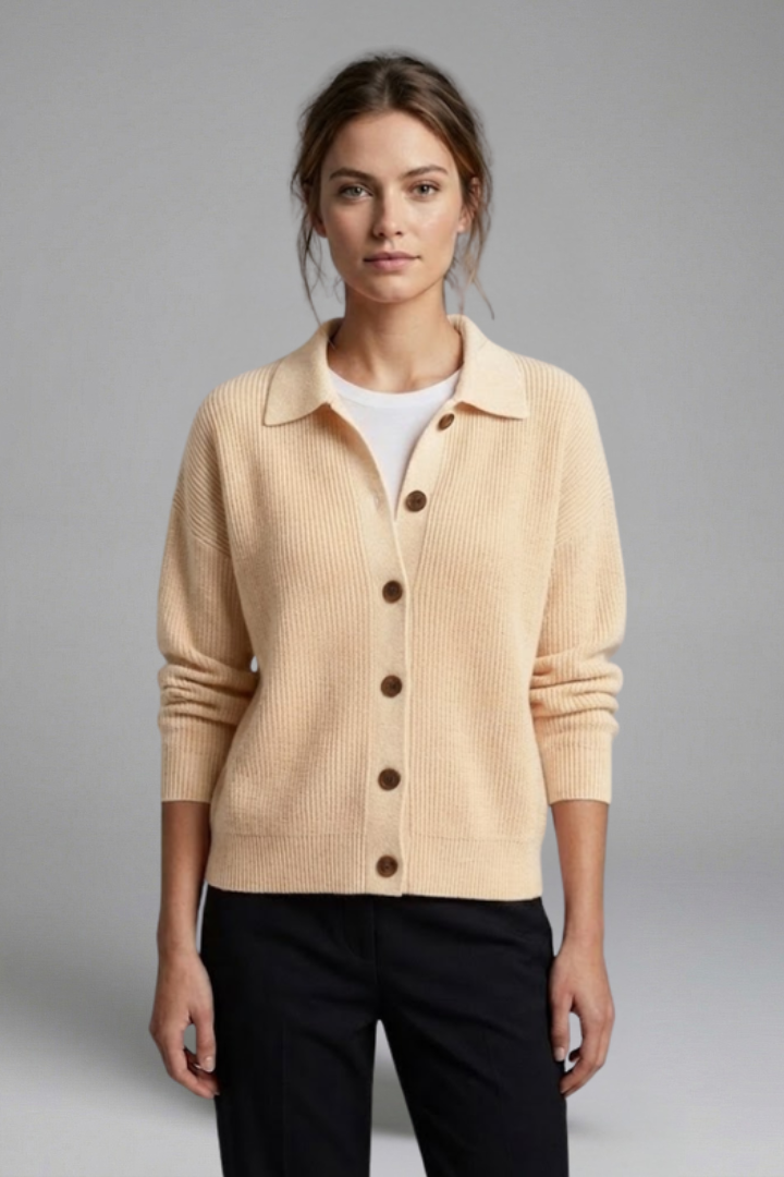 Myra | Women’s Button Collared Cardigan