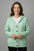 Neria | Women’s Hooded Button Cardigan