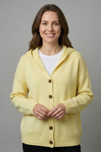Neria | Women’s Hooded Button Cardigan