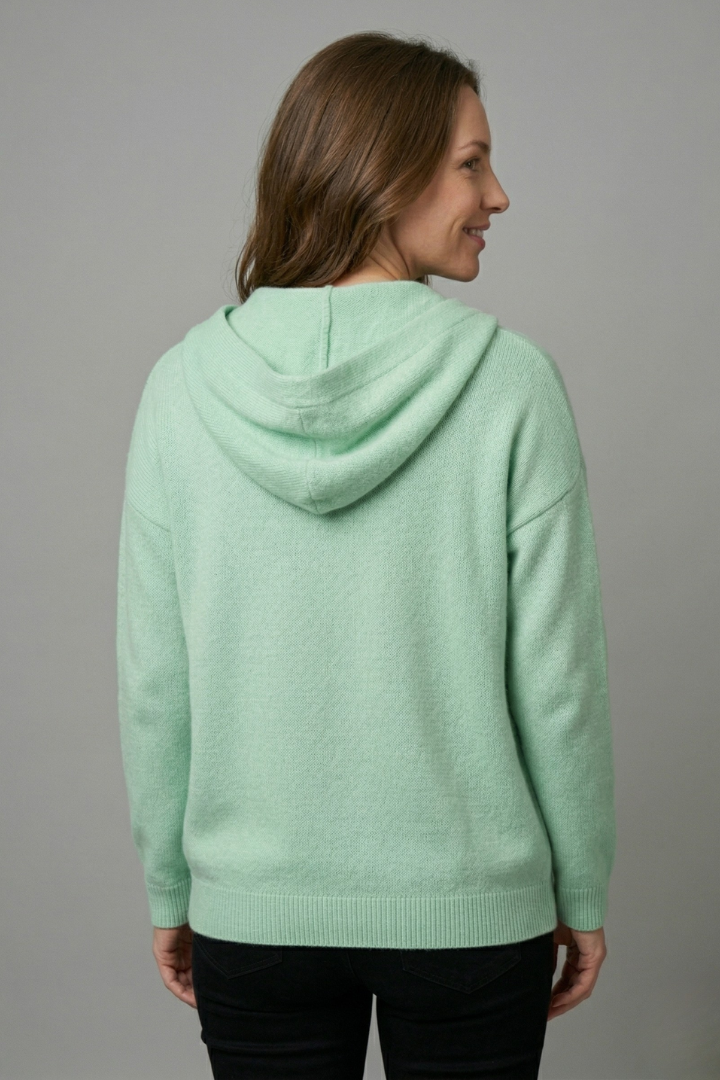 Neria | Women’s Hooded Button Cardigan