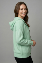 Neria | Women’s Hooded Button Cardigan