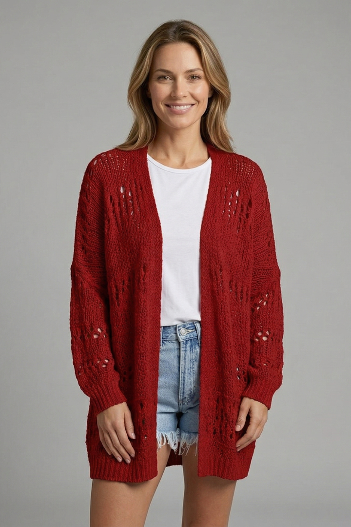 McKenna | Women’s  Front Long Sleeve Cardigan