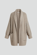 Katrina | Women’s V Neck Ribbed Cardigan