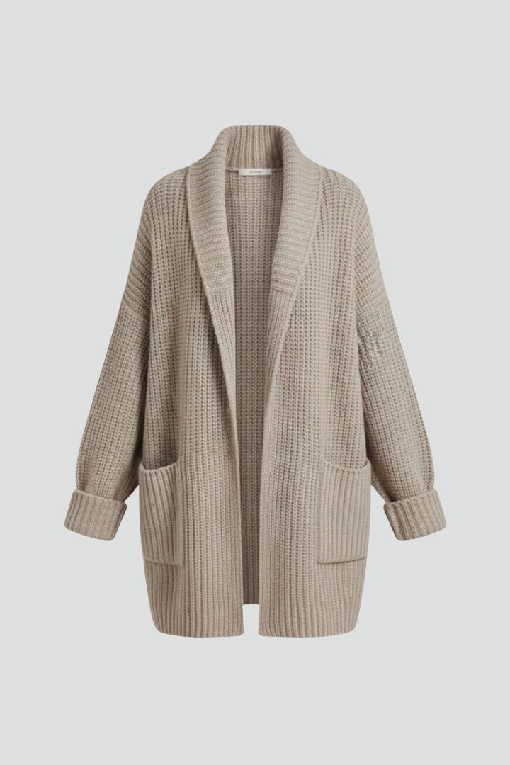 Katrina | Women’s V Neck Ribbed Cardigan