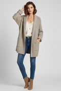 Katrina | Women’s V Neck Ribbed Cardigan