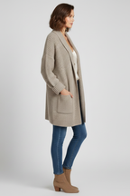 Katrina | Women’s V Neck Ribbed Cardigan