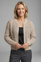Brynlee | Women’s Cut Out Knit Cardigan