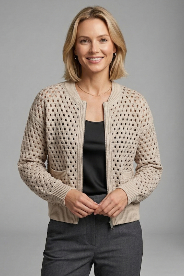 Brynlee | Women’s Cut Out Knit Cardigan