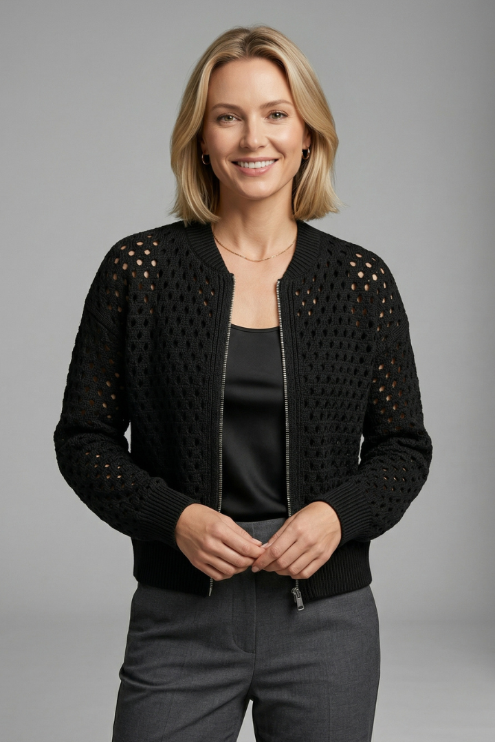 Brynlee | Women’s Cut Out Knit Cardigan