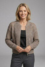 Brynlee | Women’s Cut Out Knit Cardigan