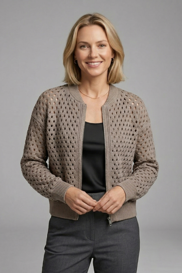 Brynlee | Women’s Cut Out Knit Cardigan